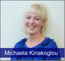 Michaela Kiriakoglou (Auftragsannahme, Service, Buchhaltung)