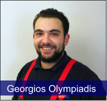 Auszubildender im 1. Lehrjahr: Georgios Olympiadis